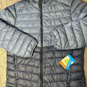 COLUMBIA OMNI SHIELD 2 TONES OF BLUE LOFT JACKET SIZE M MEN $100.00